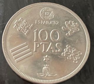 Moneda 100 Pesetas España 82