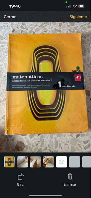 Matemáticas aplicadas a las ciencias sociales.