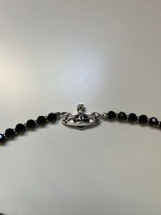 Vivienne Westwood collar de perlas negro