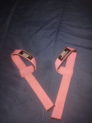 Correas de gimnasio POW BARBELL rosas