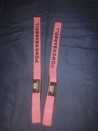 Correas de gimnasio POW BARBELL rosas