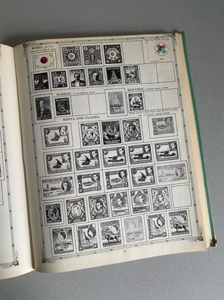 "The Premier World Stamp Album" (1958) / New York