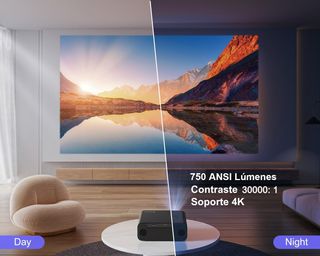 Proyector WIMIUS 4K WiFi Bluetooth Negro