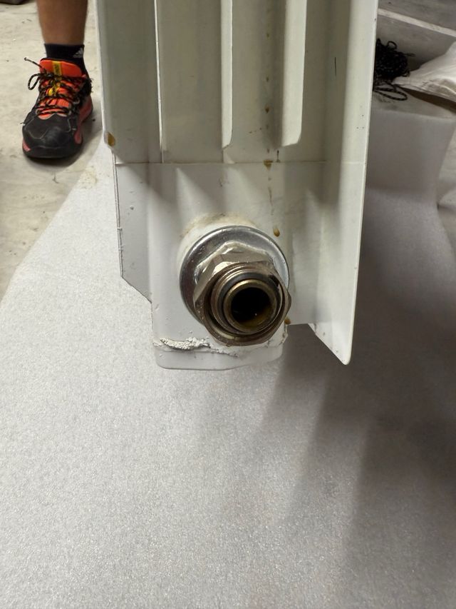 Radiador calefacción blanco 9 elementos