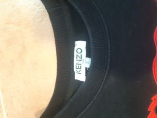Sudadera Kenzo Negra con Logo Tigre