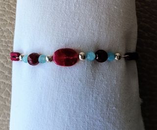 Pulsera Plata 925 con Piedras Naturales