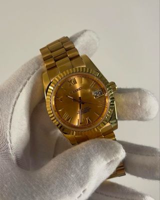 Seiko Mod Automático – Oro con Esfera Roma