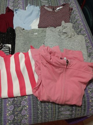 Lote jerseys invierno mujer