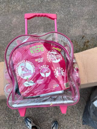 Patines Krafwin Kids con mochila y protecciones