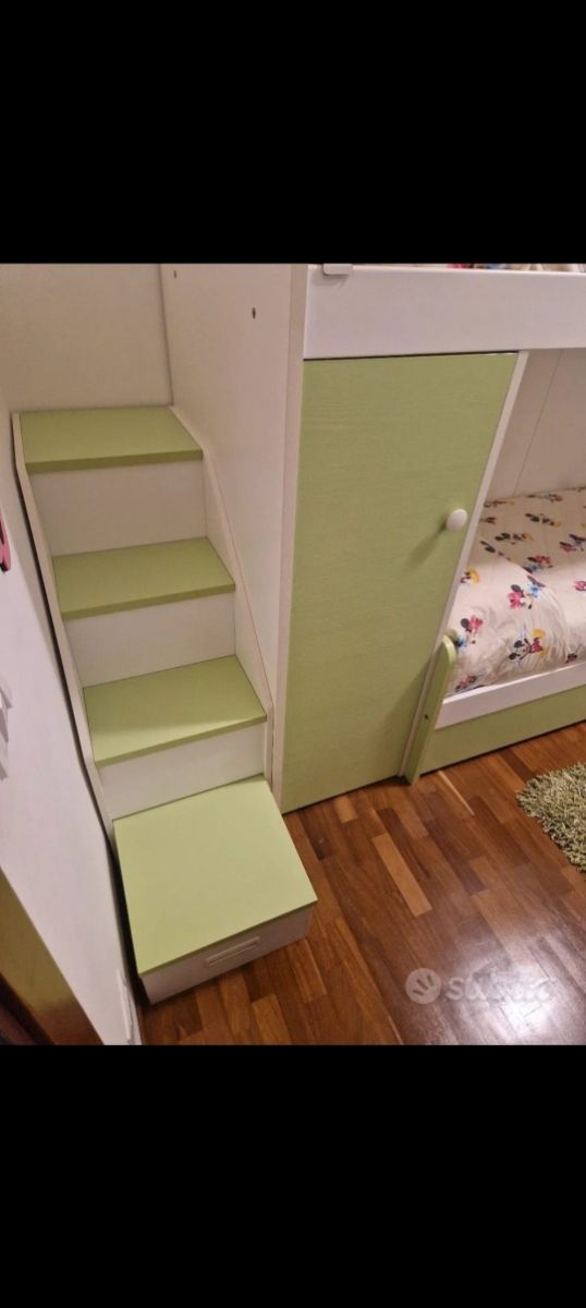 Cameretta letto a castello Disney