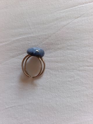 Anillo de plata y esmalte