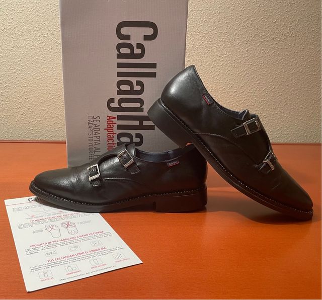 Zapatos CallagHan “Adaptaction Negro Hebillas”