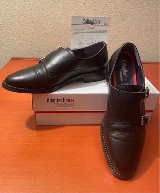Zapatos CallagHan Adaptaction Negro Hebillas IDEAL