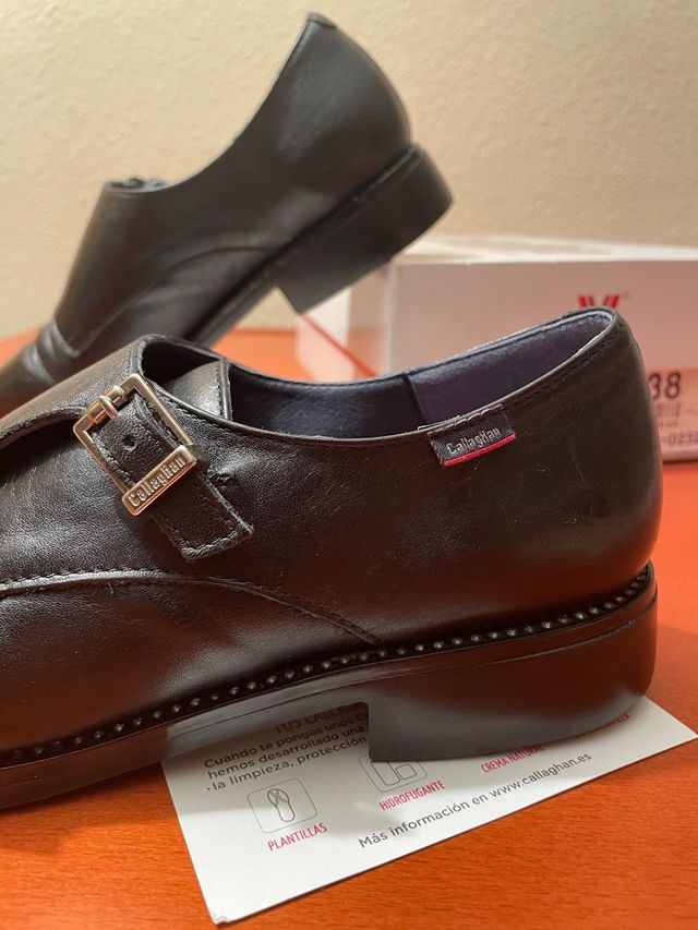 Zapatos CallagHan “Adaptaction Negro Hebillas”