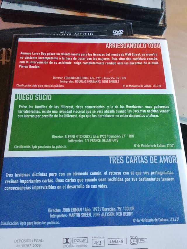 DVD Mitos del Cine: Juego Sucio