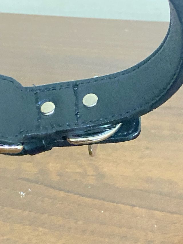 Collare Bottega Veneta Pelle Nero