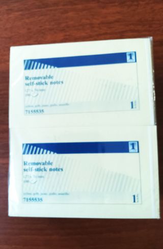 12 pacchi Post-it 128x76mm 1200 fogli nuovi