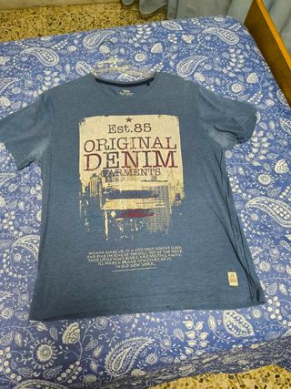 Camiseta EW Original Denim Est.85 Azul
