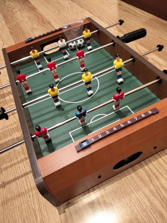 Futbolín de mesa