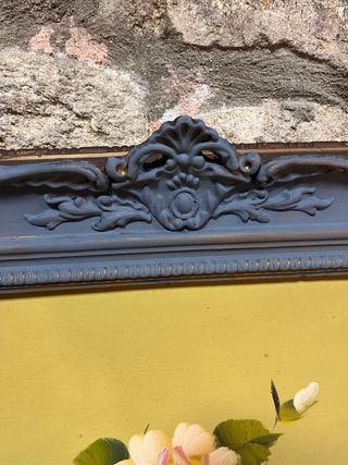 Cuadro de flores rosas y verdes