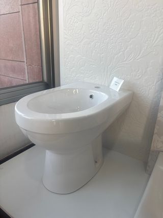 Bidé de porcelana blanco