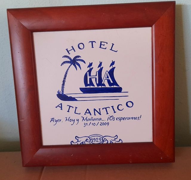 Cuadro Cerámica Hotel Atlántico Azul