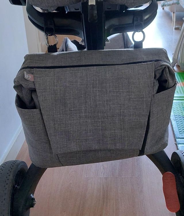 Sedia Stokke Xplory X+borsa da trasporto nera