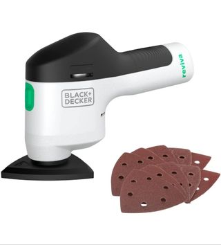 Lijadora Black+Decker 12V + 10 hojas