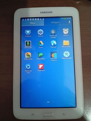 Tablet Samsung Galaxy Tab 3 lite SM-T110 
Blanca