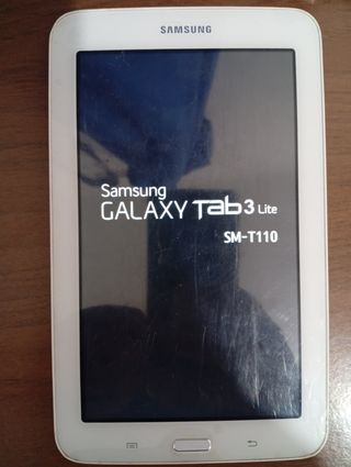 Tablet Samsung Galaxy Tab 3 lite SM-T110 
Blanca