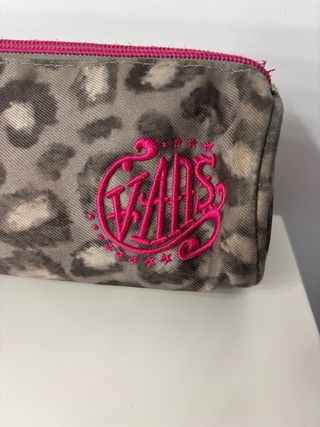 Estuche escolar estampado leopardo