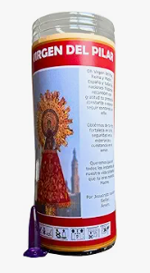 Velón de petición Virgen del Pilar