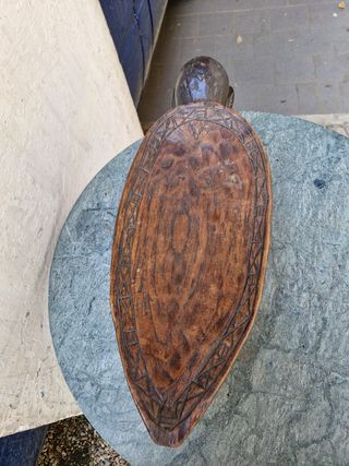 Sgabello etnico africano in legno