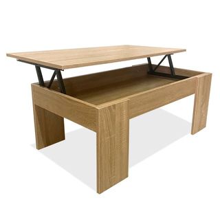 Mesa Centro Elevable Cambrian Madera Nueva