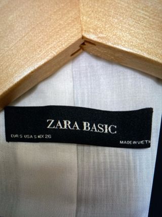 Blazer Zara Rayas Azul