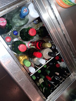Dos neveras botellero para bar