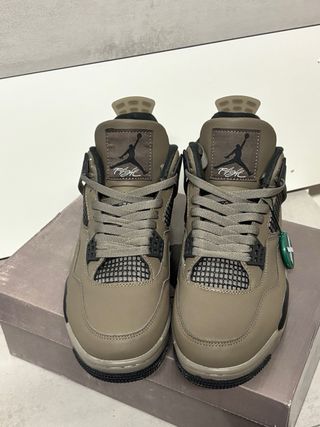 Air Jordan 4 Retro Beige/Rojo Talla 43