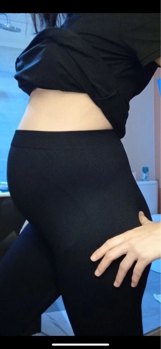 Leggings premamá negros