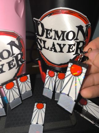Pendientes Hanafuda Demon Slayer Kimetsu no Yaiba