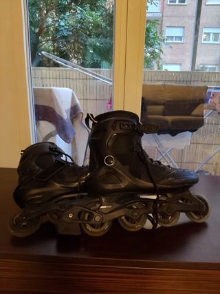 Patines en línea negros para adulto
