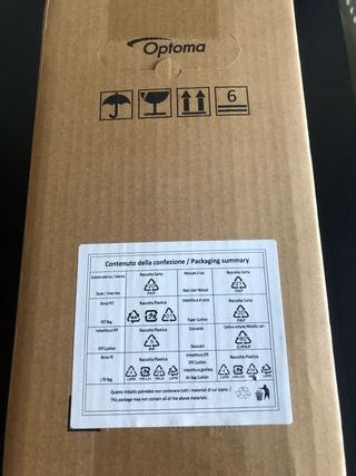 Proyector Optoma W371 DLP WXGA Negro 3800 Lúmenes