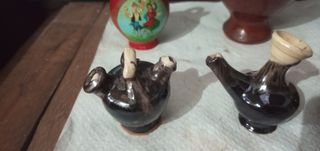 Lote de 7 botijos decorativos