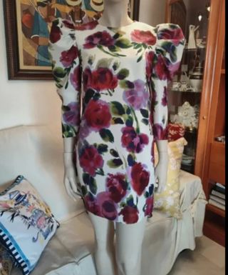 Vestido con mangas jamón Sfera Unique 
