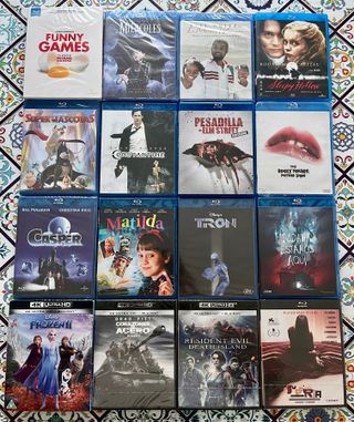 Peliculas Bluray y 4K UHD