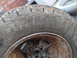 Rueda llanta y cubierta  165 R13