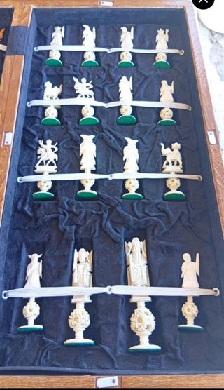 32 figuras Ajedrez Asiático mat noble