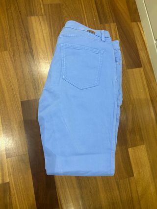 Pantalon azul skinny fit T40 Massimo Dutti
