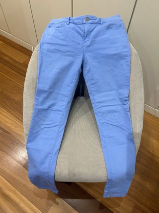 Pantalon azul skinny fit T40 Massimo Dutti