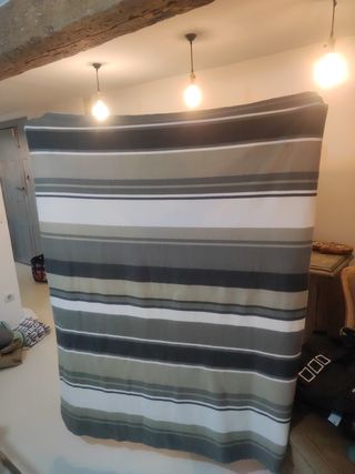 Juego de mantas de forro polar a rayas