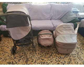 Carro Inglesina Trilogy + Capazo + Silla Auto